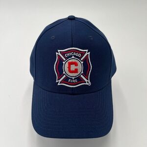 Chicago Fire Soccer Club MLS Navy Blue Baseball Cap Hat Adjustable Cotton